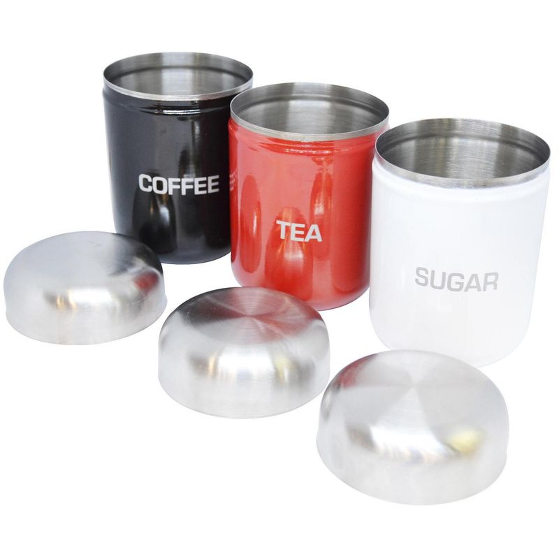 DECO EXPRESS - Set de 3 Frascos Organizadores Latón 30 cm3