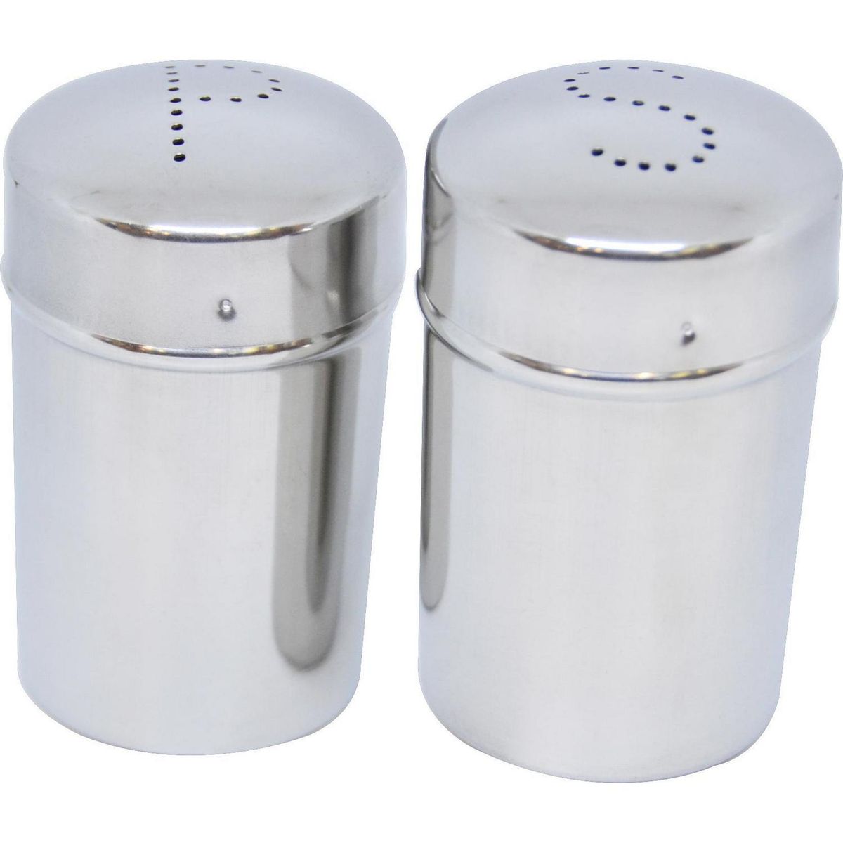 DECO EXPRESS - Salero y Pimentero Deco Express Inoxidable Plateado 9.5x5 cm