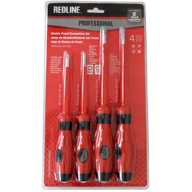 Set atornilladores con tester paleta/cruz 5 y 6 mm