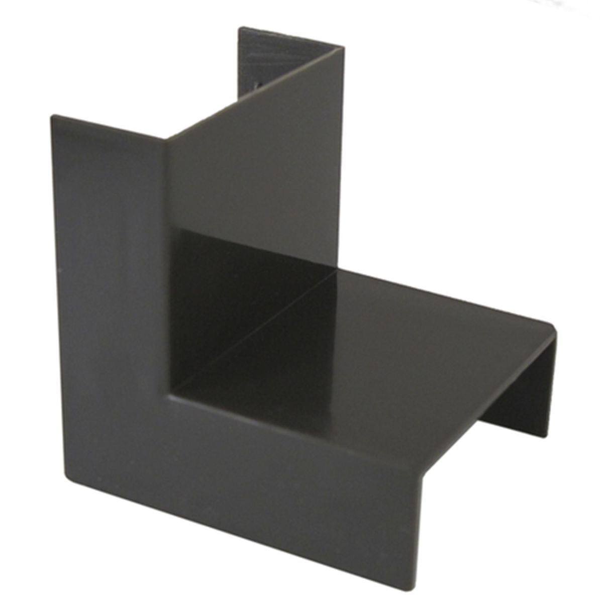 GRANTT - Accesorio canaleta 20x10 mm café angulo interno, 2 unidades