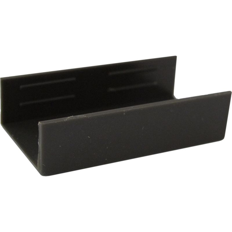 GRANTT - Accesorio canaleta 20x10 mm café unión plana, 2 unidades