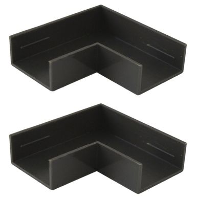 Accesorio canaleta 20x10 mm caf angulo plano, 2 unidades