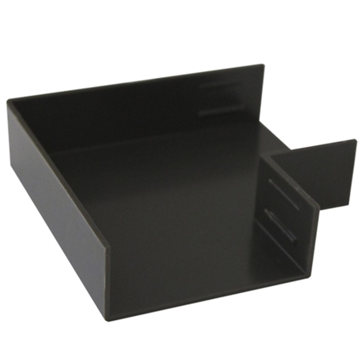 GRANTT - Accesorio canaleta 40x16 mmcafé angulo plano, 2 unidades