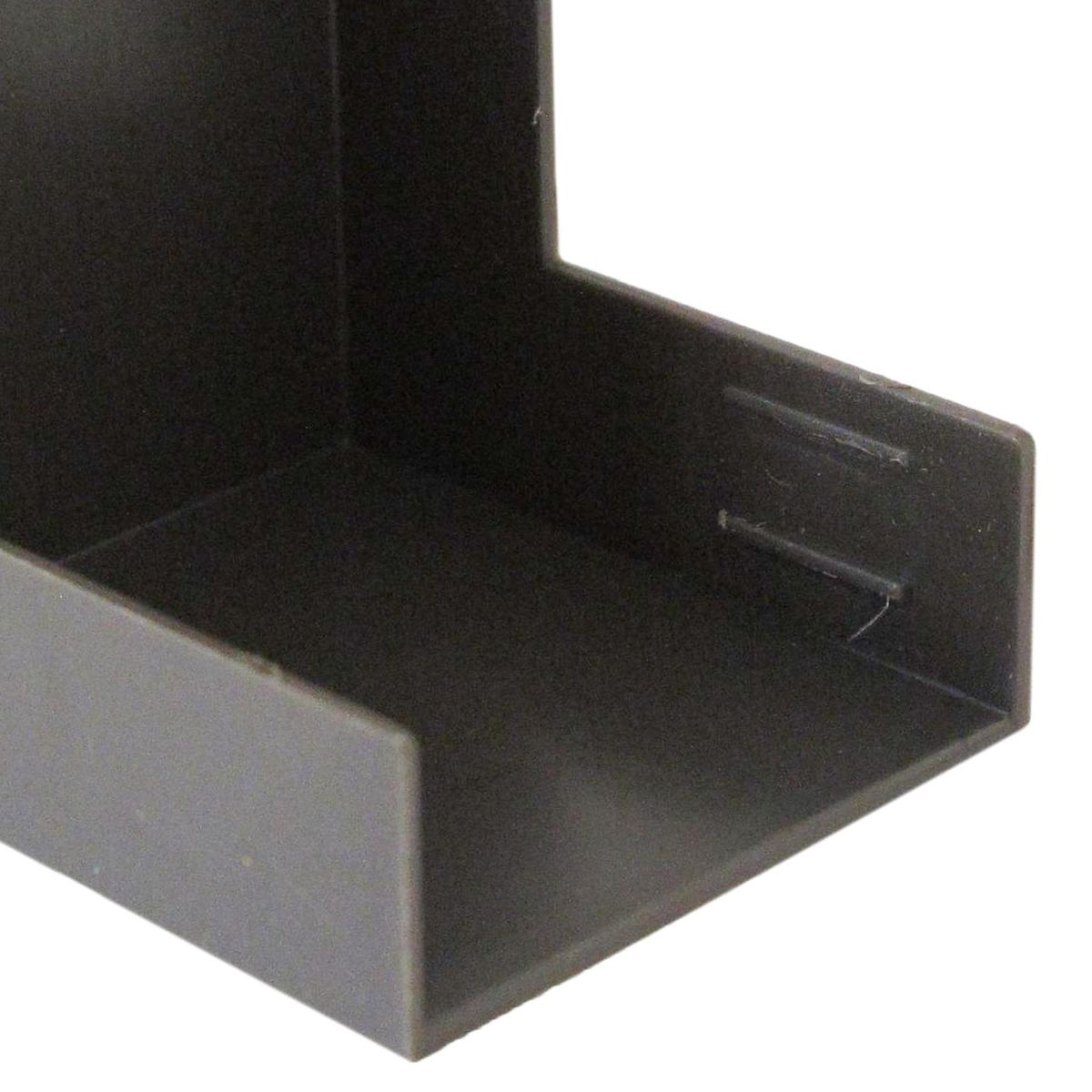 GRANTT - Accesorio canaleta 20x10 mm café angulo externo, 2 unidades