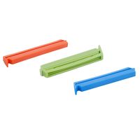 Set 12 Clips de Colores 14.5x2.6x2.6 cm Multicolor