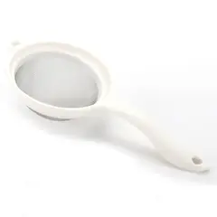 JUST HOME COLLECTION - Colador 15,5 cm plástico blanco