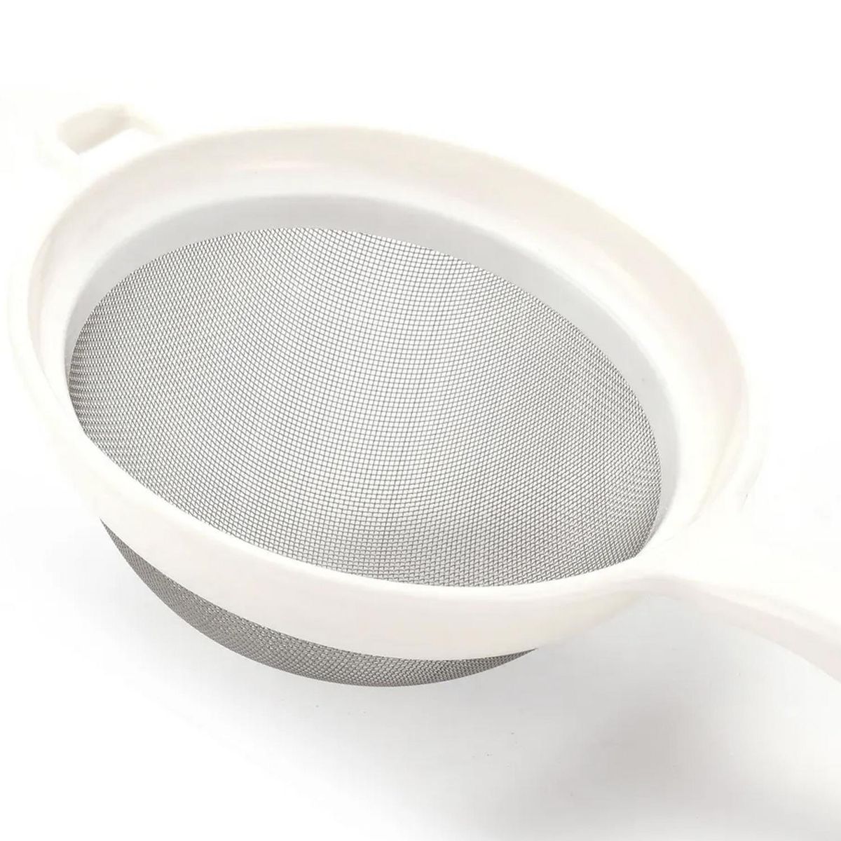 JUST HOME COLLECTION - Colador 19 cm plástico blanco