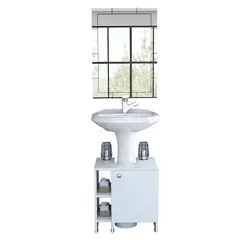 TUHOME - Combo Mueble de Lavamanos/Espejo