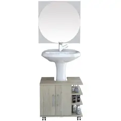 TUHOME - Combo Mueble de Lavamanos/Espejo