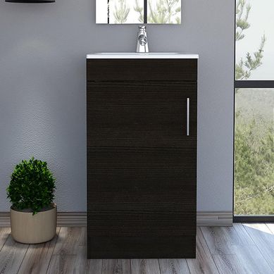 Combo Mueble de Lavamanos/Espejo  Wengue