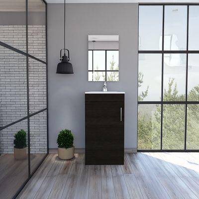 Imagen 2 del producto Combo Mueble de Lavamanos/Espejo Wengue