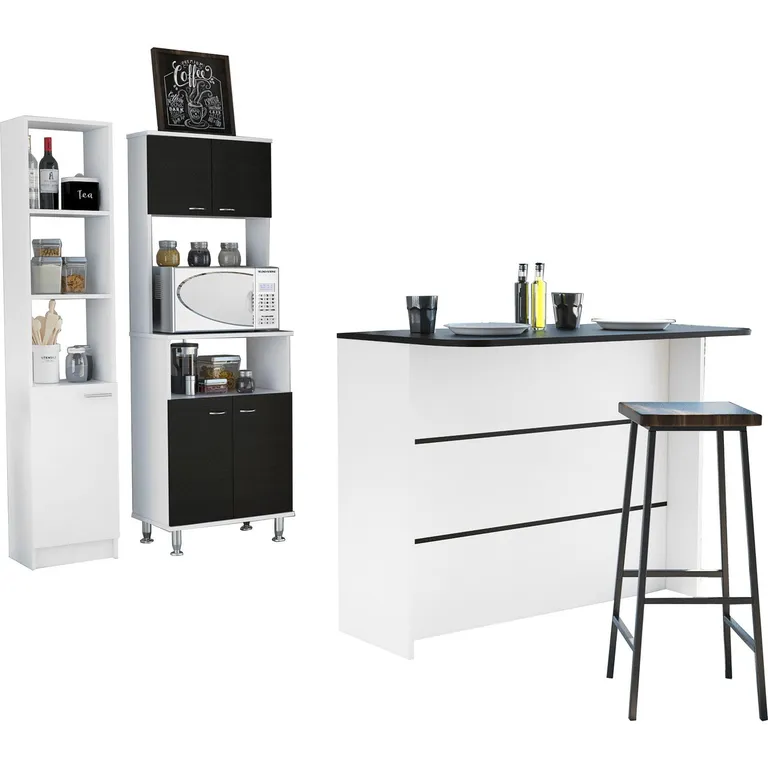 Combo Mueble Cocina Barra Optimizador Espacio