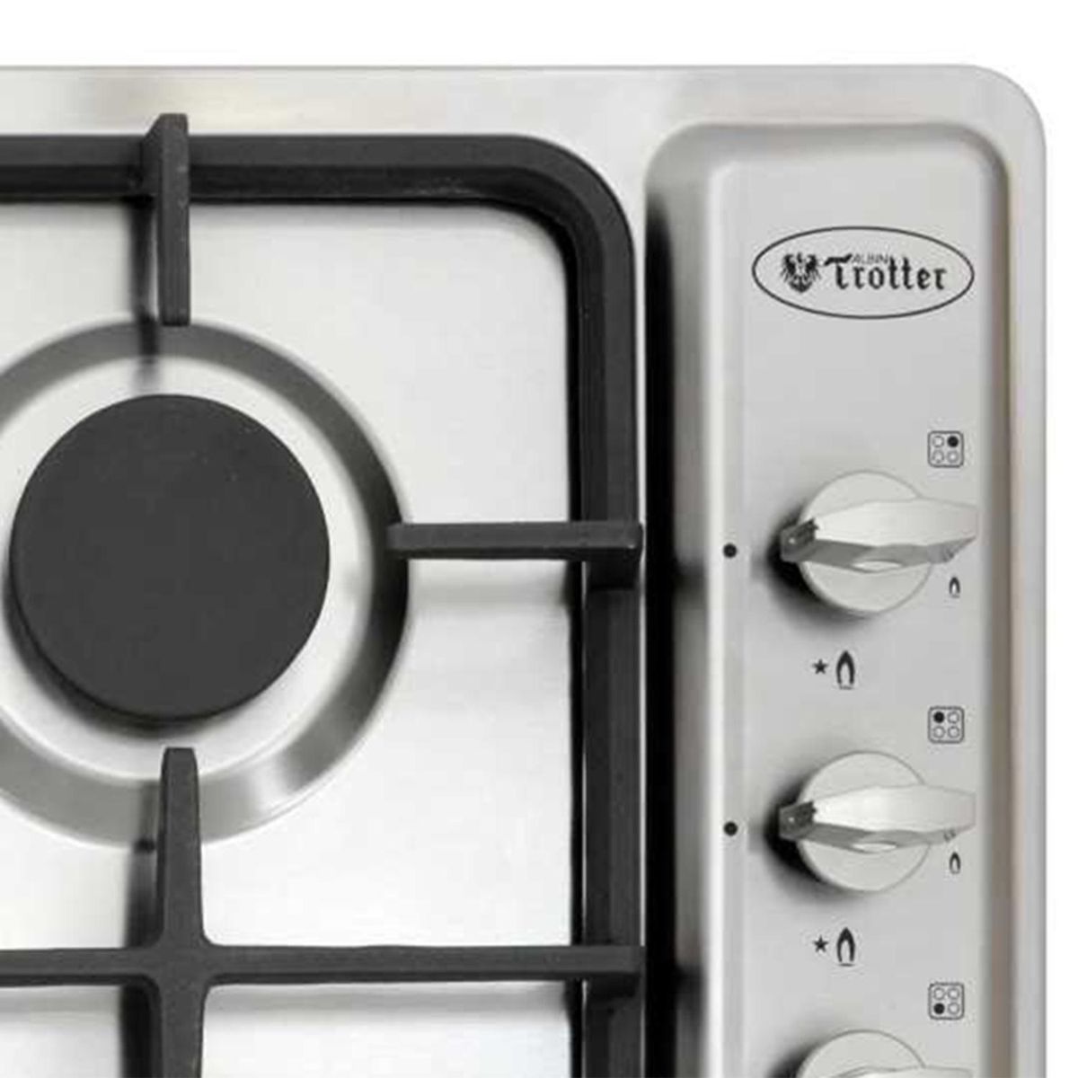 ALBIN TROTTER - Encimera Gas Natural 4 Platos Gris AT-G XN FEIN PRO FFT GN