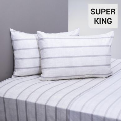 Juego sbanas 220 hilos naut gris sper king