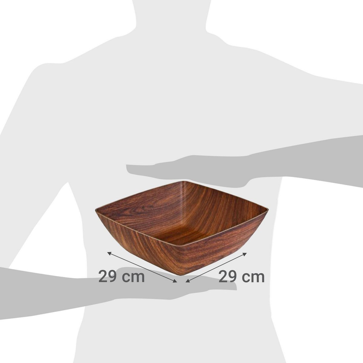 JUST HOME COLLECTION - Bowl cuadrado 29 cm