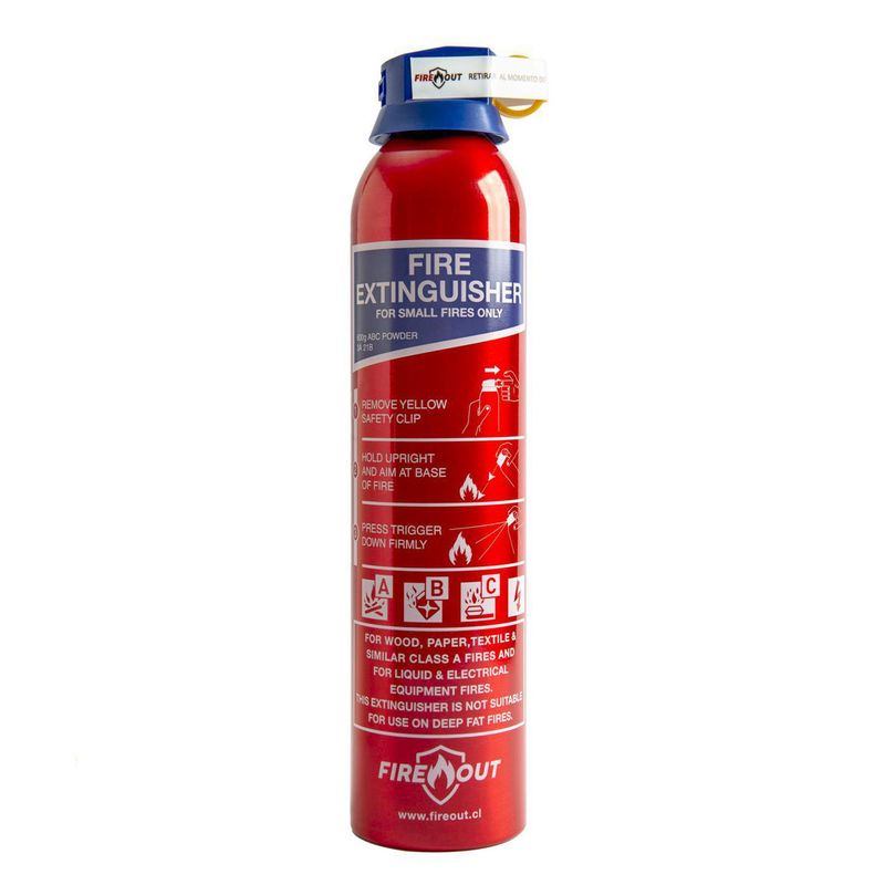 FIRE OUT - Extintor aerosol portátil ABC