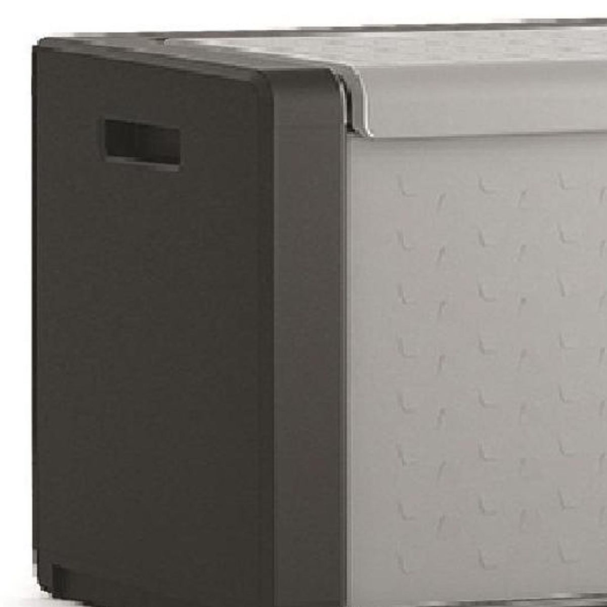 KETER - Baúl de jardín resina 55x49x118 cm gris