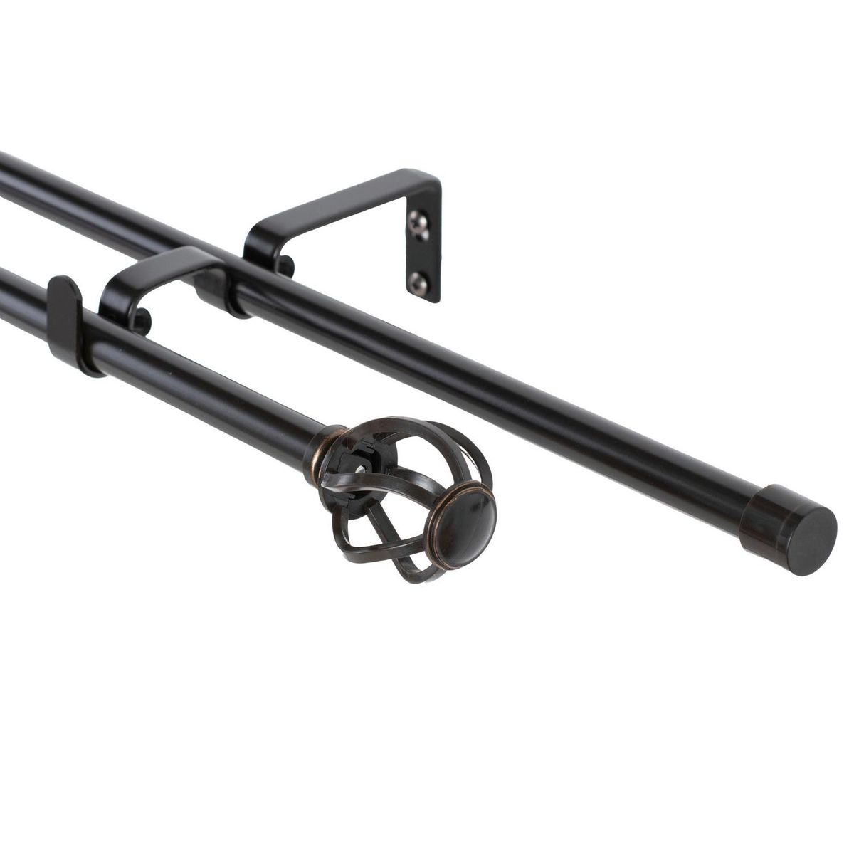 METALHSA - Set de Barra Doble 13/16 mm extensible 70-120 cm Nido Orb