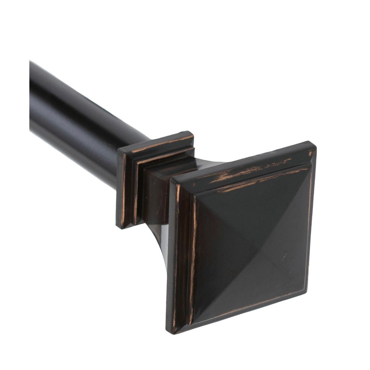 METALHSA - Set de Barra Simple 13/16 mm extensible 120-200 Prisma Negro