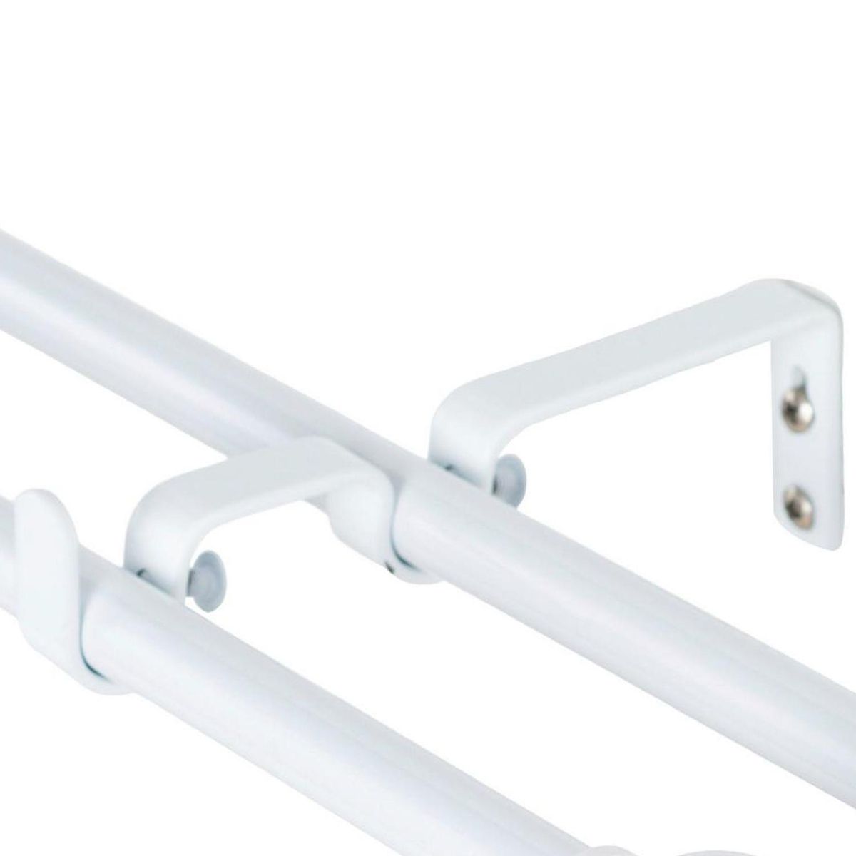 METALHSA - Set de Barra Doble 13/16 mm extensible 200-250 cm Bola Blanco