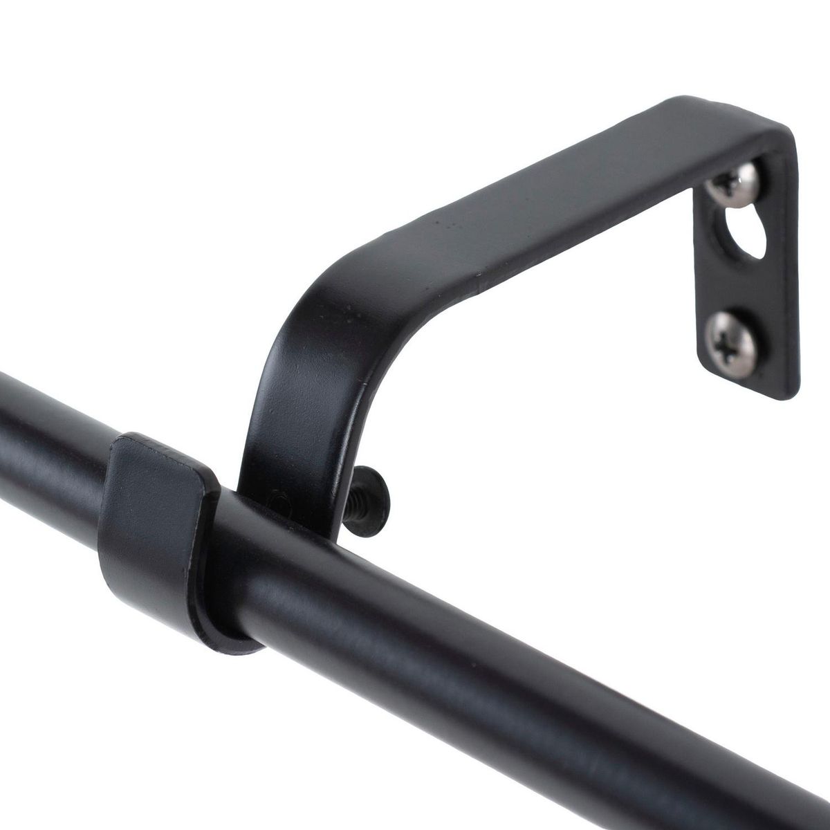 METALHSA - Set de Barra Simple 13/16 mm extensible 200-250 cm Bola Negro