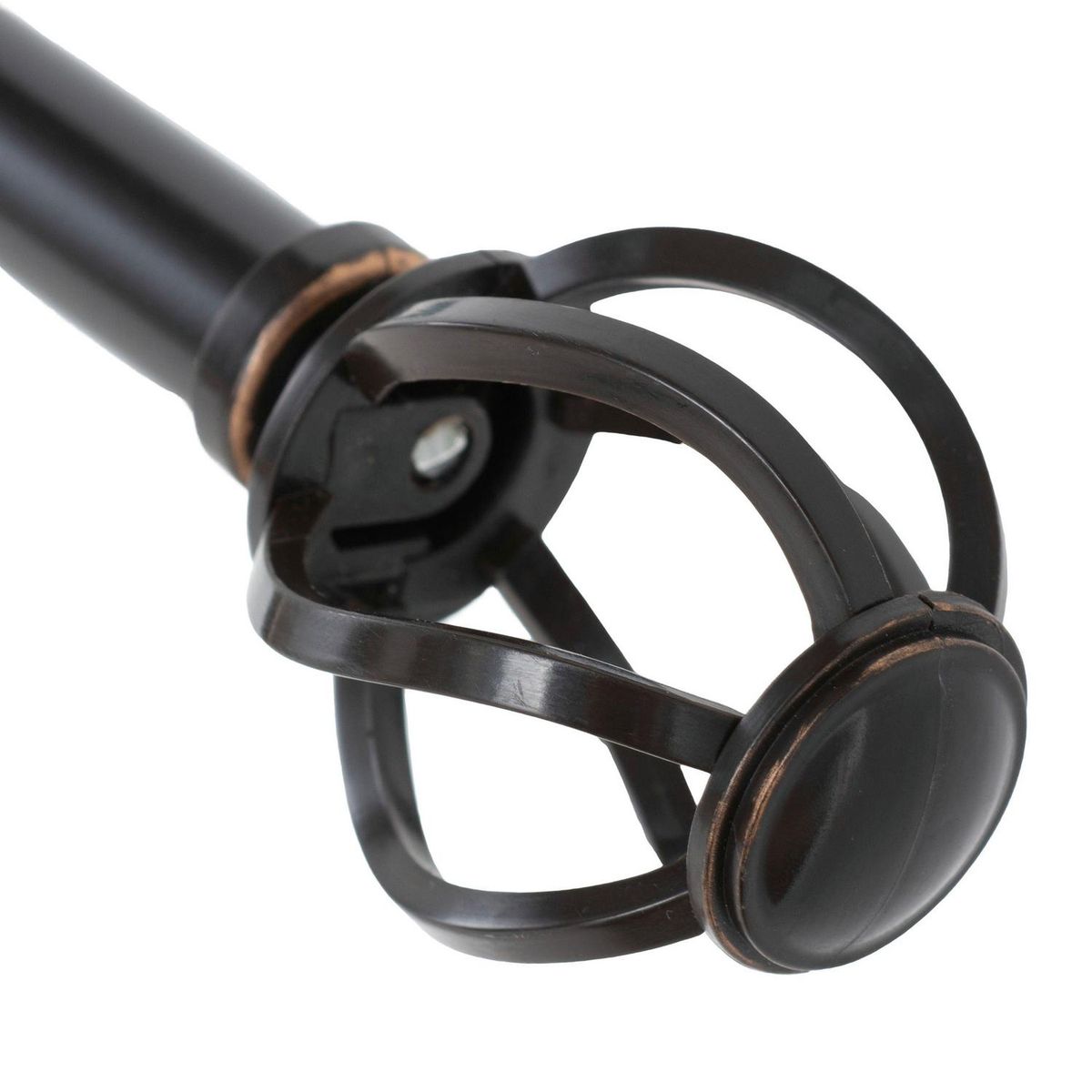 METALHSA - Set de Barra Simple 13/16 mm extensible 70-120 cm Nido Negro