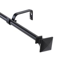 Set de Barra Simple 13/16 mm extensible 120-200 cm Prisma Negro