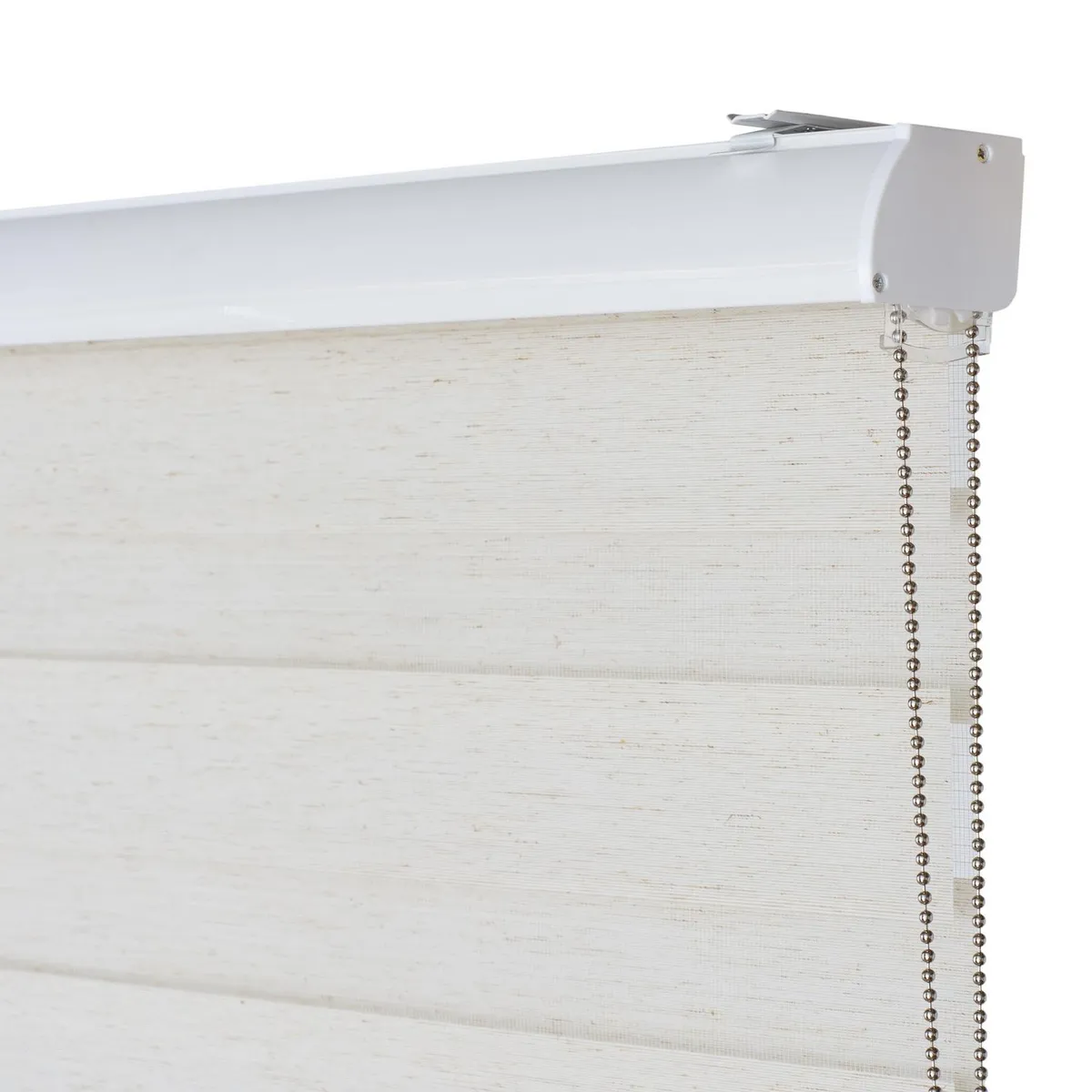 METALHSA - Cortina Roller Duo sin Cenefa Look Lino