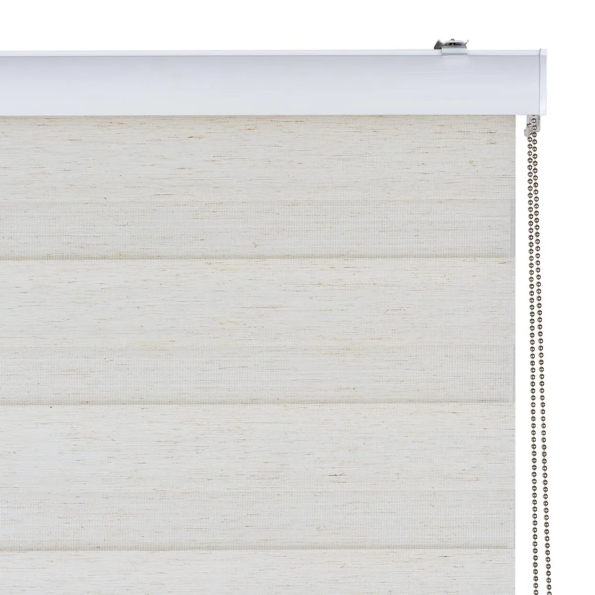 METALHSA - Cortina Roller Duo sin Cenefa Look Lino