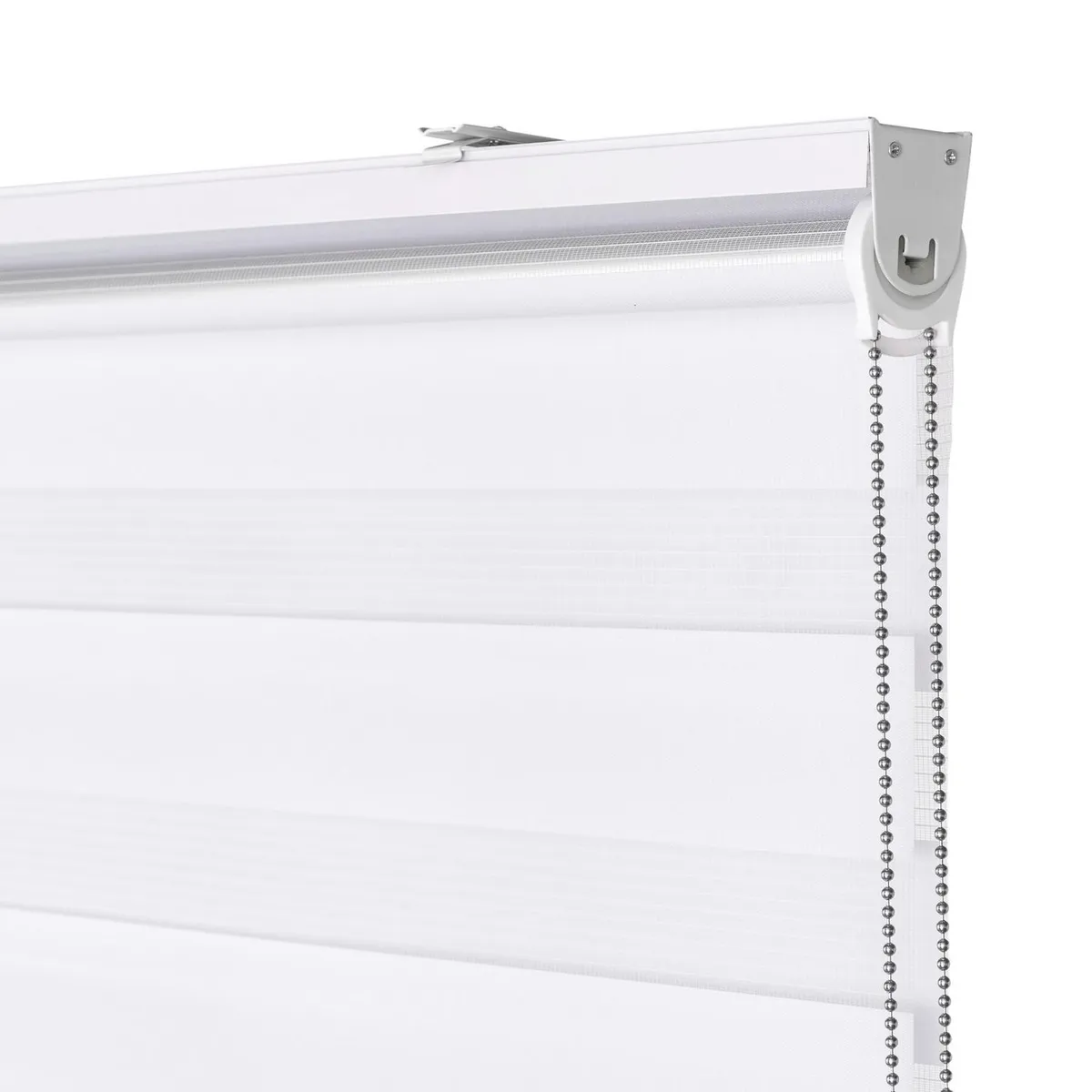 METALHSA - Cortina Roller Duo sin Cenefa Blanco