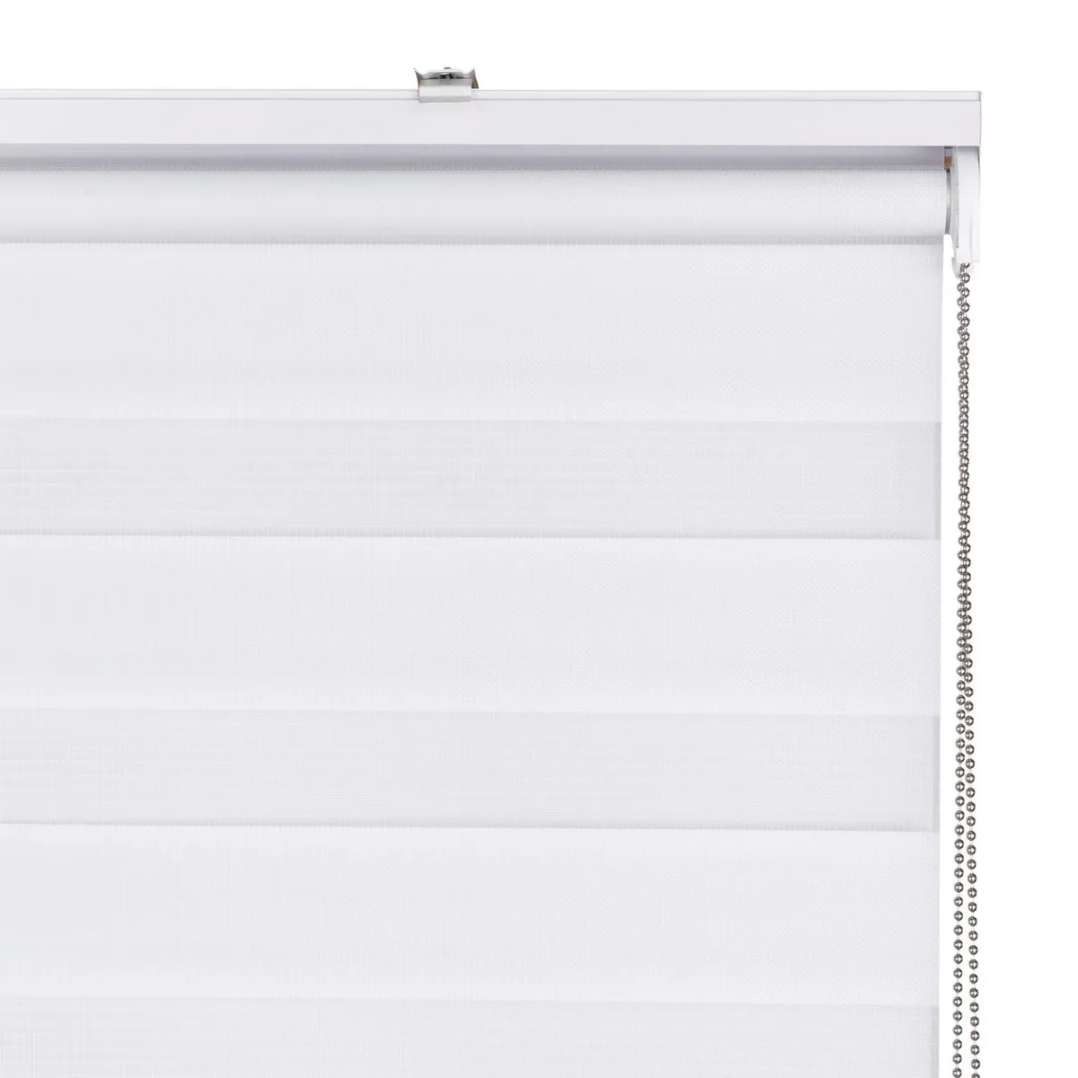 METALHSA - Cortina Roller Duo sin Cenefa Blanco
