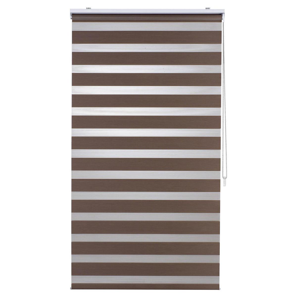 METALHSA - Cortina Roller Duo sin Cenefa Tostado