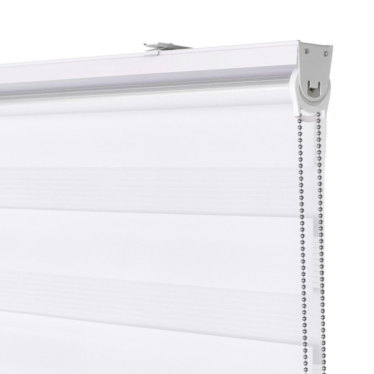 METALHSA - Cortina Roller Dúo Poliéster Blanco