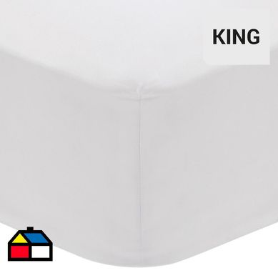Sbana inferior 300 hilos liso beige king