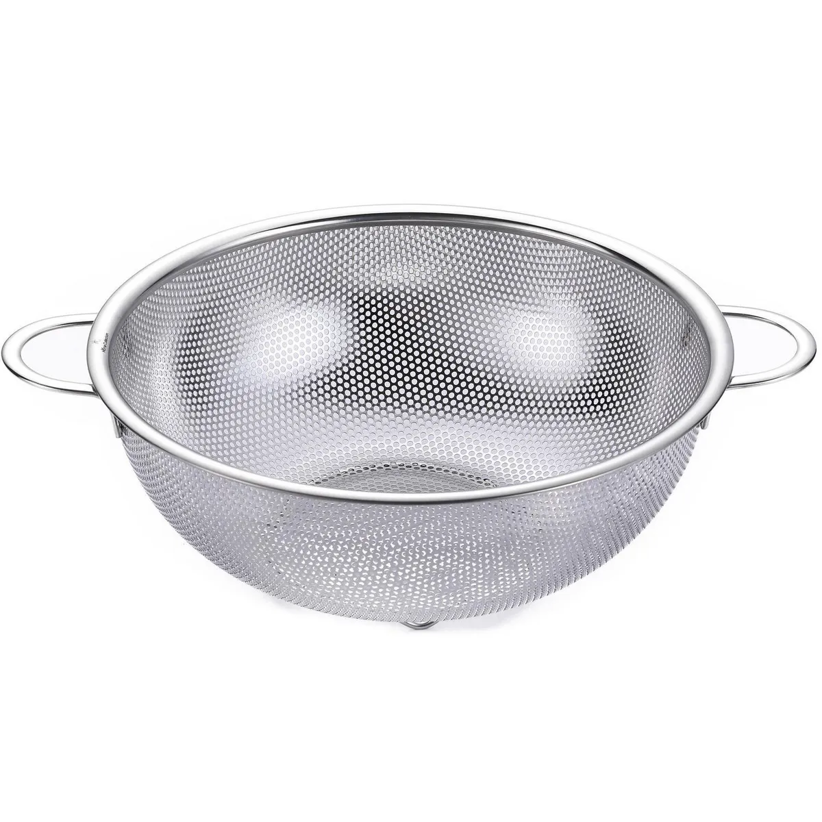 JUST HOME COLLECTION - Canasta 25,5 cm perforada redonda acero.