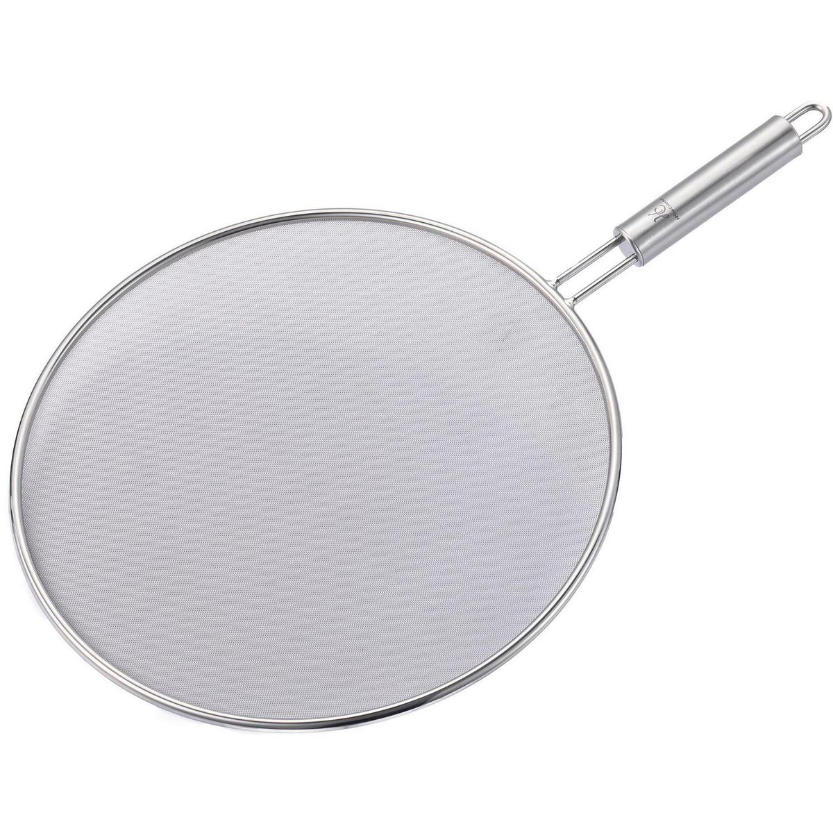 JUST HOME COLLECTION - Tapa frito 30 cm acero con mango redondo.