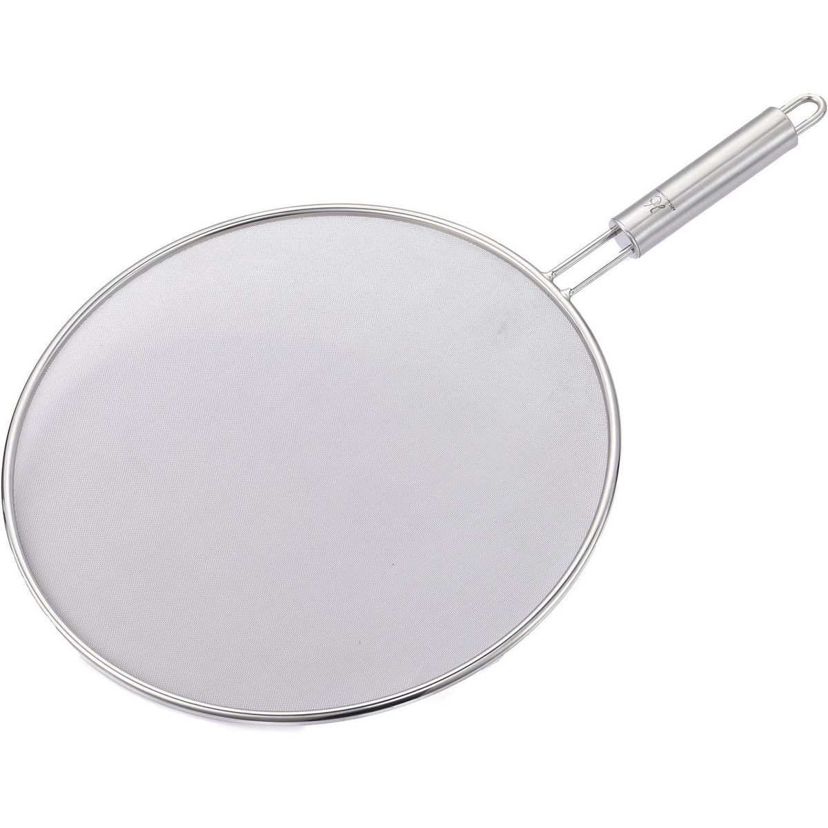 JUST HOME COLLECTION - Tapa frito 30 cm acero con mango redondo.