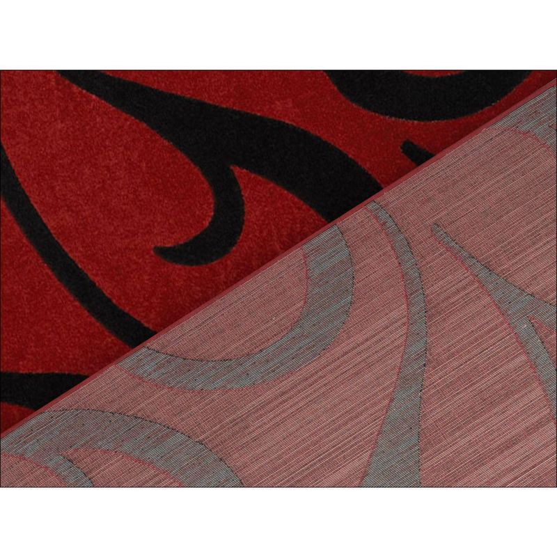 IDETEX - Bajada de Cama Carved 80x120 cm Rojo