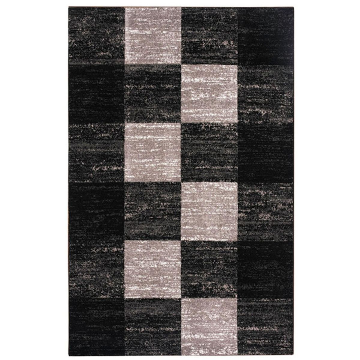 IDETEX - Bajada de Cama Carved 80x120 cm Polipropileno Negro