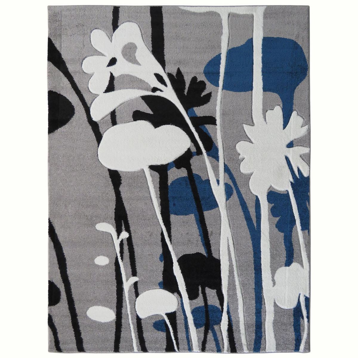 IDETEX - Bajada de Cama Carved 80x120 cm Polipropileno Gris