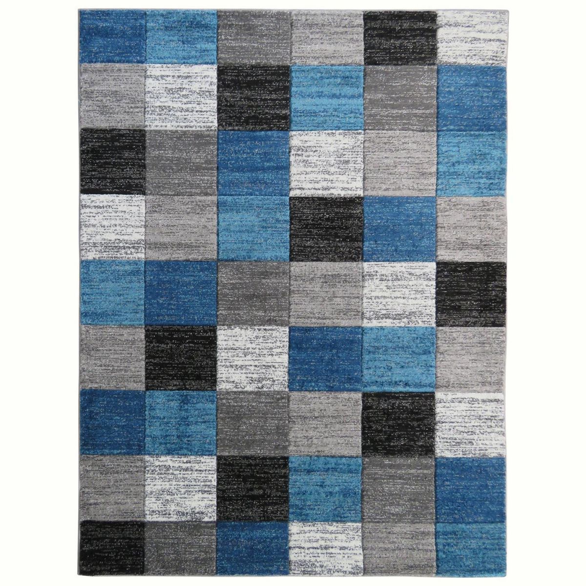 IDETEX - Bajada de Cama Florida 80x120 cm Polipropileno Azul