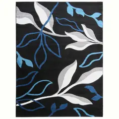 IDETEX - Bajada de Cama Carved 80x120 cm Negro