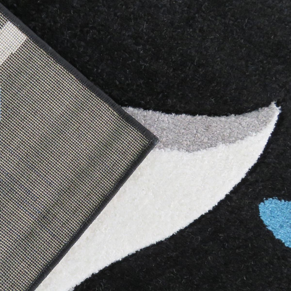 IDETEX - Bajada de Cama Carved 80x120 cm Polipropileno Negro