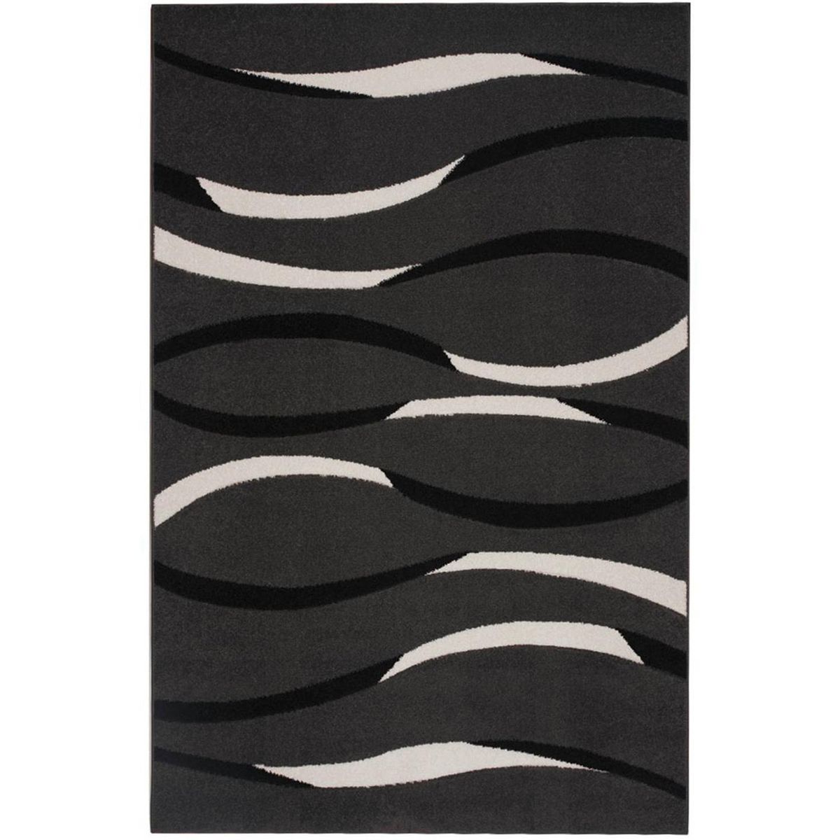 IDETEX - Bajada de Cama Carved 80x120 cm Polipropileno Gris