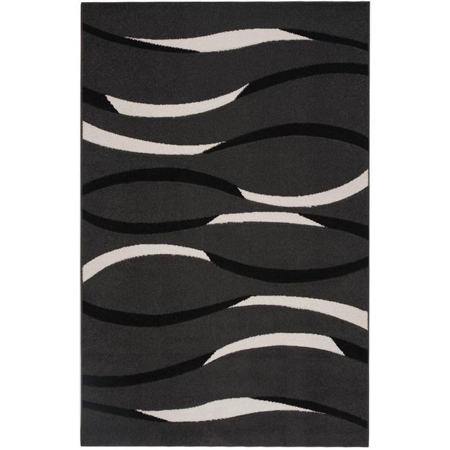 IDETEX - Bajada de Cama Carved 80x120 cm Polipropileno Gris