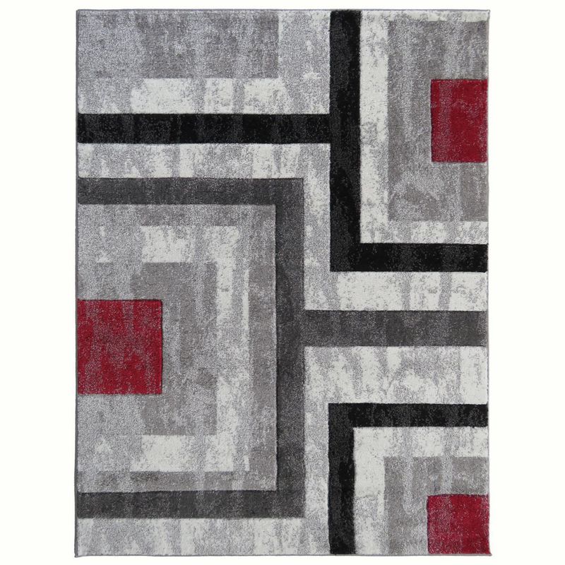 IDETEX - Bajada de Cama Carved 80x120 cm Gris