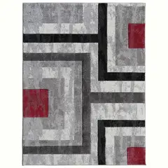 IDETEX - Bajada de Cama Carved 80x120 cm Gris