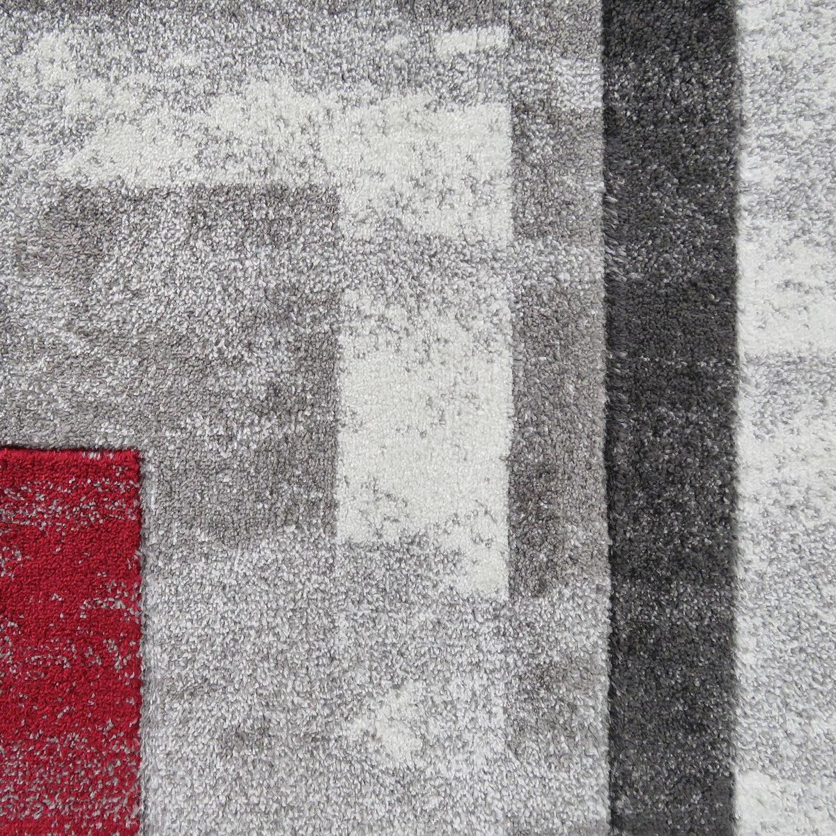 IDETEX - Bajada de Cama Carved 80x120 cm Polipropileno Gris