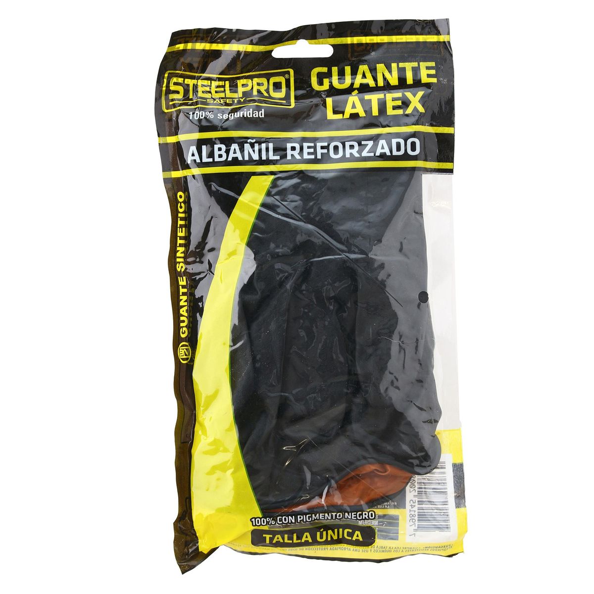 REDLINE - Guante de Albañil de Goma Talla única Negro