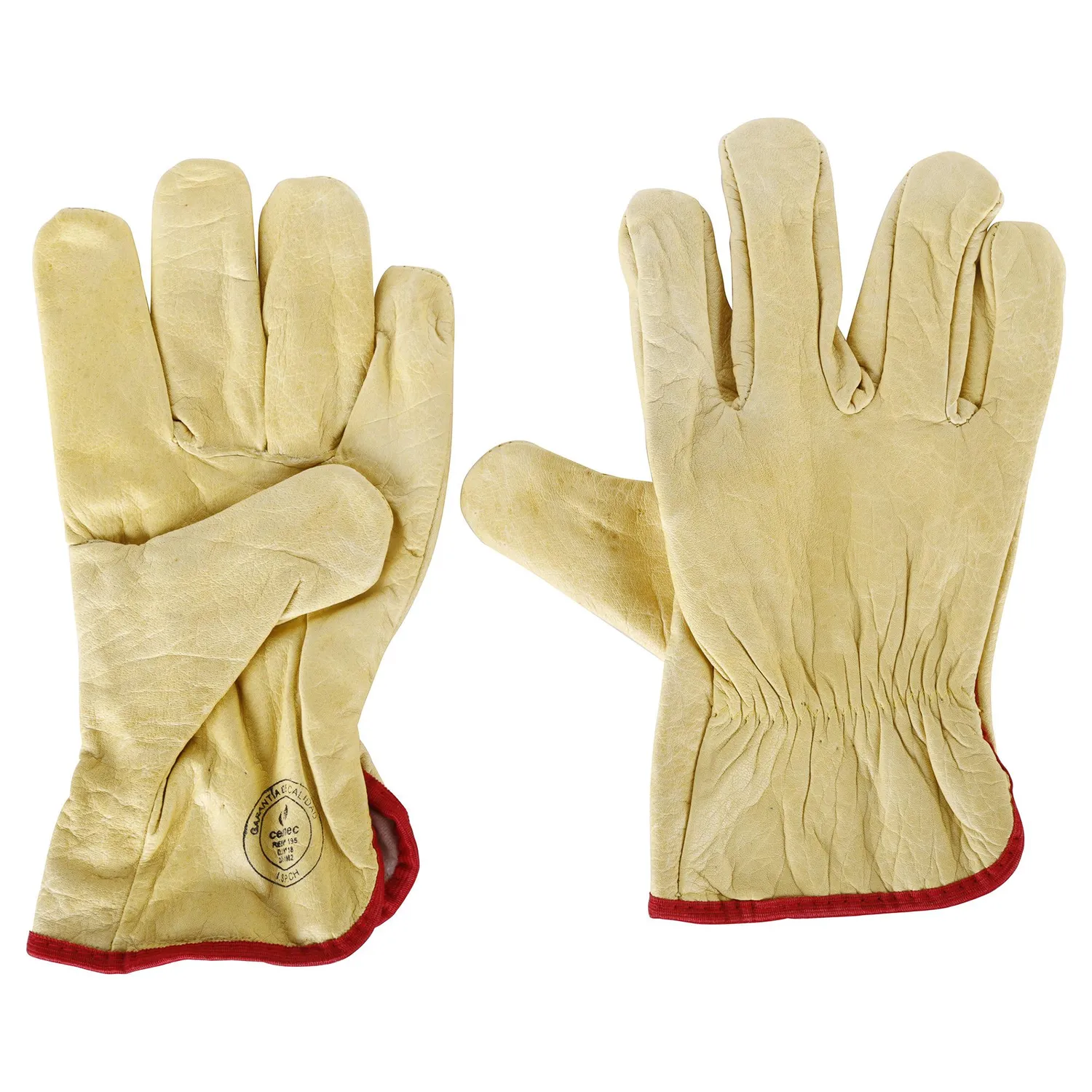 REDLINE - Guante Profesional de Cabritilla Talla única Beige